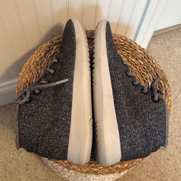 Allbirds Men's Black Wool High Top Sneakers - Size 12 - Excellent Condition - Picture 6 of 11